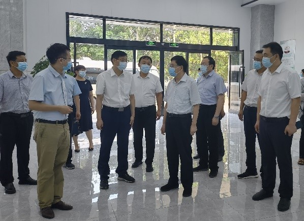 安陽(yáng)市委常委、常務(wù)副市長(zhǎng)陳志偉一行到克能新能源調(diào)研（2021年8月6日）